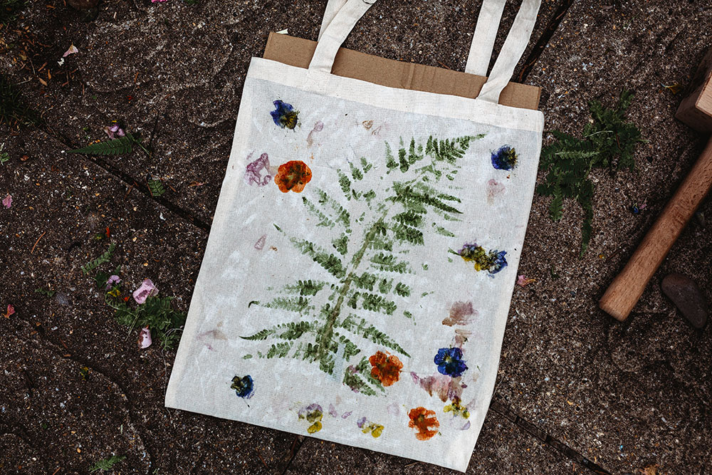 ANNABEL TRENDS Foraging Bag / Beach Bag - Pretty Peonies