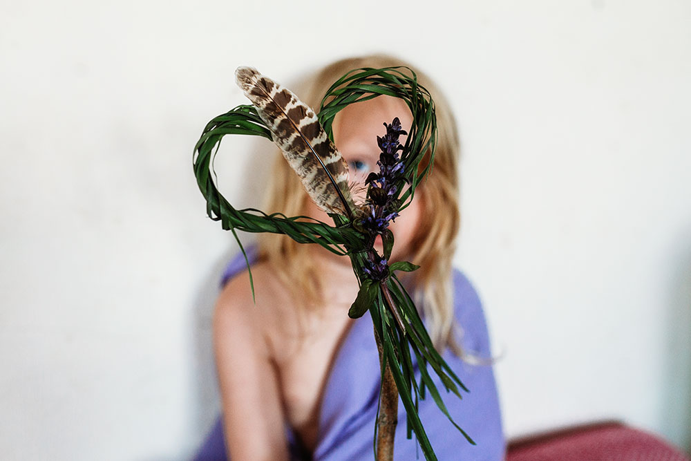 Grass Heart Wand