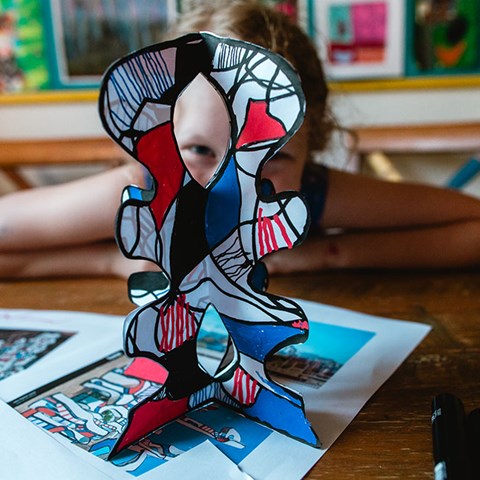 Dubuffet Inspired Sculpture