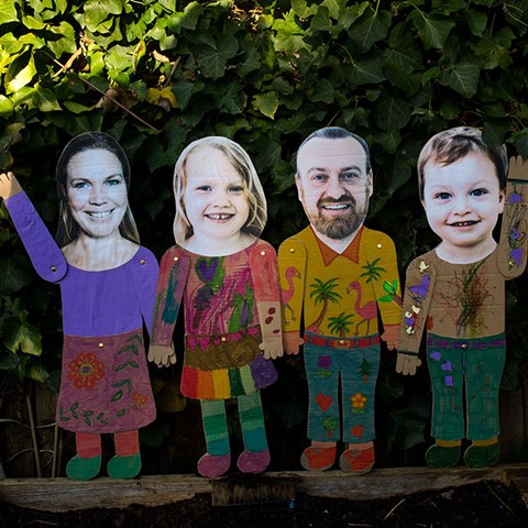 Make Your Own Bobble-Head Family!