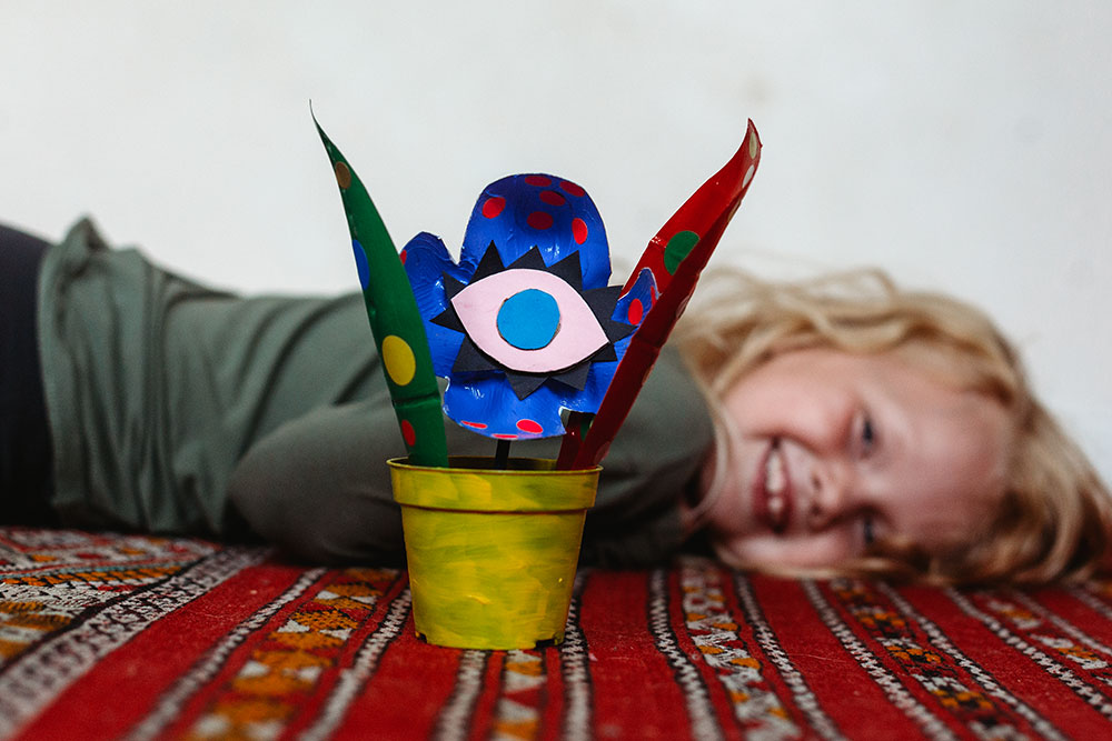 Yayoi Kusama Inspired Flower