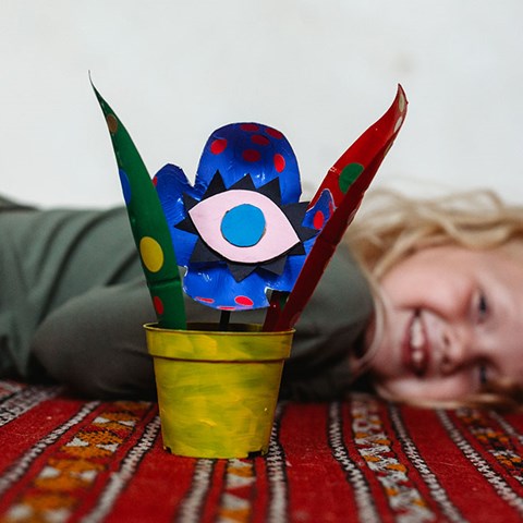 Yayoi Kusama Inspired Flower