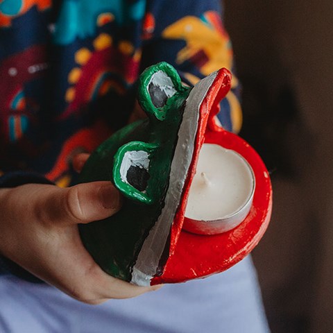 Frog Tealight Holder