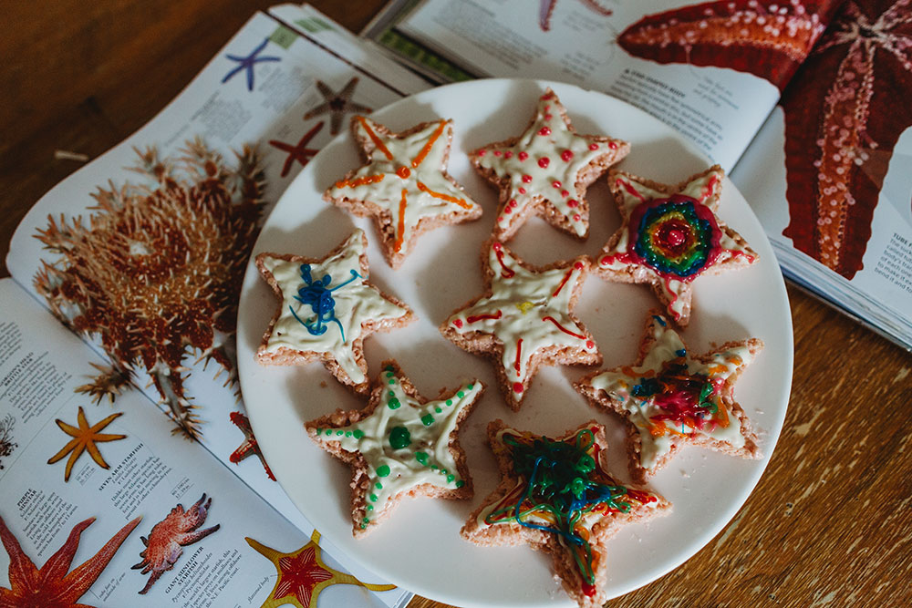 Sea Star Rice Krispie Treats